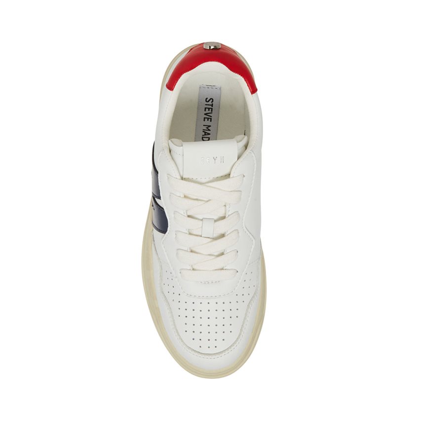 White Steve Madden Jazz Women's Sneakers | PH 3412L16K